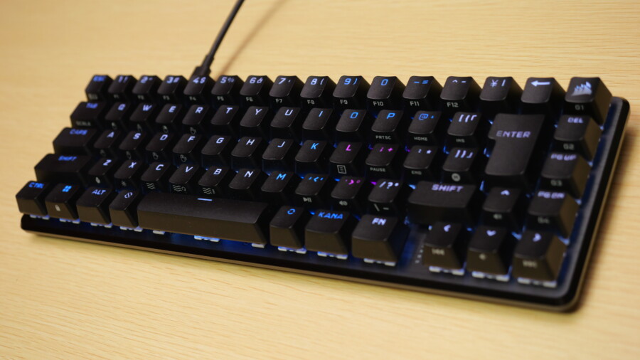 【レビュー】CORSAIR K65 PRO MINI 良かった点と気になった点！OPX RGB光学スイッチの打ち心地について！