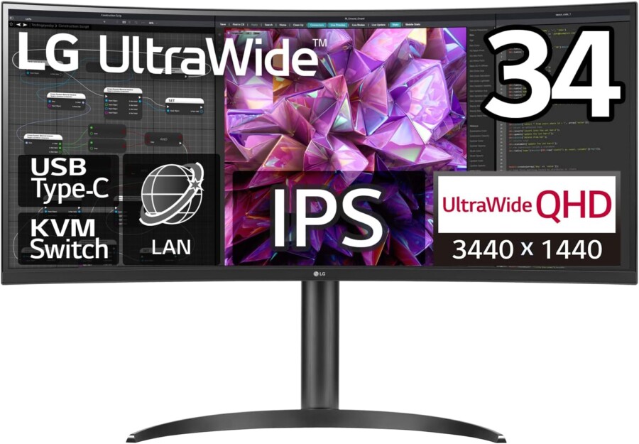 LG 34WQ75C-B 特徴と良い点や人によっては気になる点について！