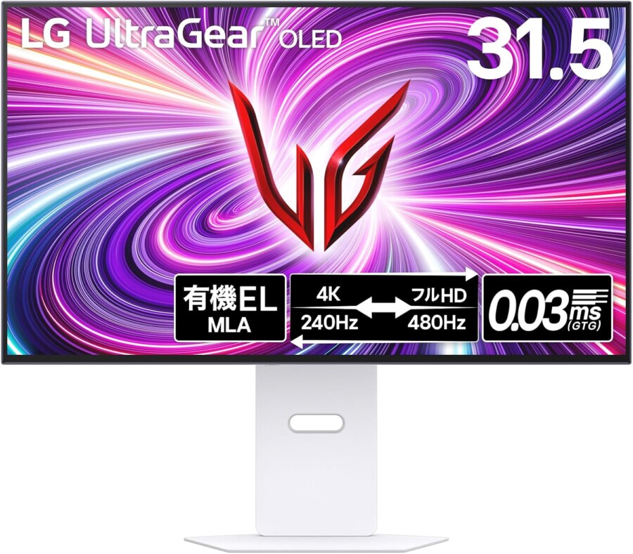 LG UltraGear 32GS95UV-W 特徴と良い点や人によっては気になる点について！