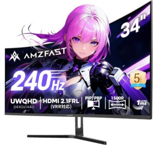 Amzfast AMZG34C5Q Pro 特徴と良い点や人によっては気になる点について!