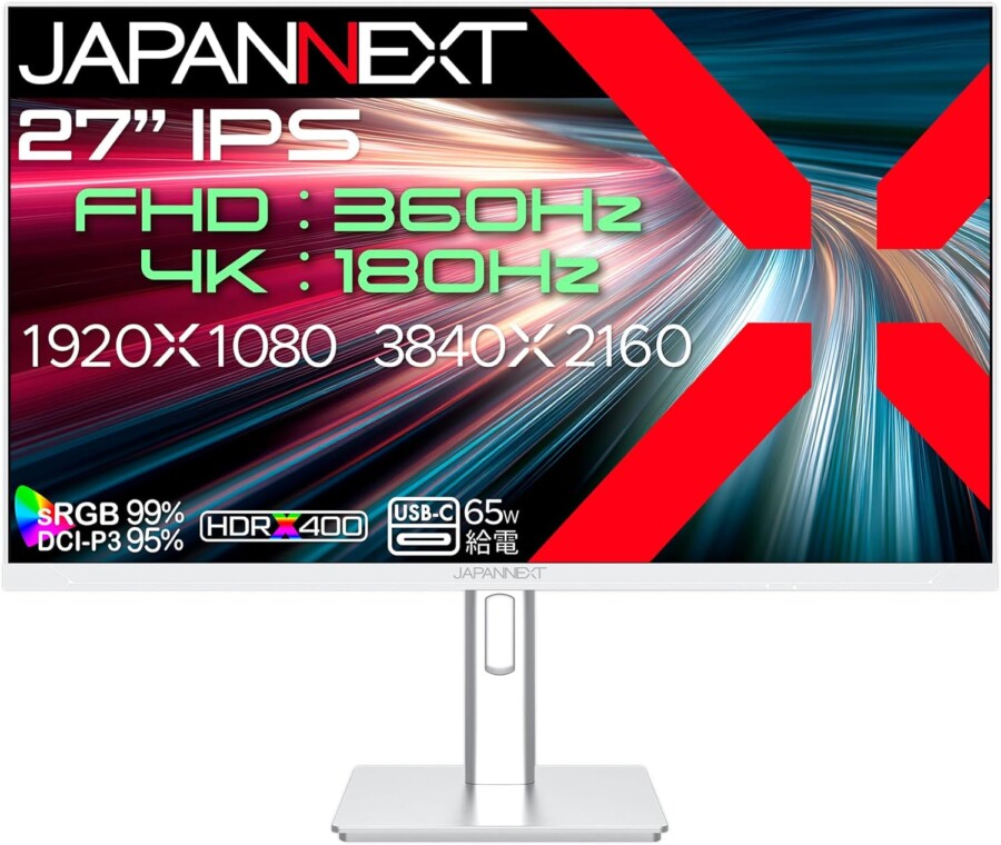 JAPANNEXT JN-IPS27G1836UF-HSPC6 特徴と良い点や人によっては気になる点について！