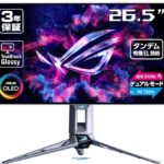 ASUS ROG Swift OLED PG27AQWP-W 特徴と良い点や人によっては気になる点について！