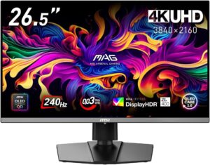 MSI MAG 272UP QD-OLED X24 特徴と良い点や人によっては気になる点について！