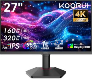 KOORUI G2741L 特徴と良い点や人によっては気になる点について！