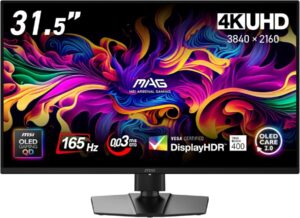 MSI MAG 322UP QD-OLED E16 特徴と良い点や人によっては気になる点について！