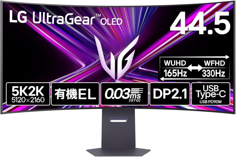 LG UltraGear 45GX950A-B 特徴と良い点や人によっては気になる点について！