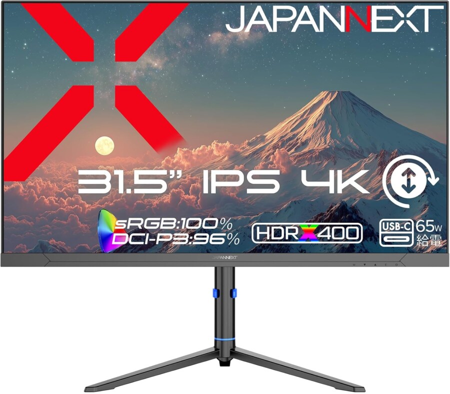 JAPANNEXT JN-IPS315U-HSPC6 特徴と良い点や人によっては気になる点について！
