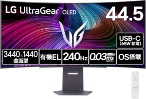 LG UltraGear 45GX90SA-B 特徴と良い点や人によっては気になる点について！