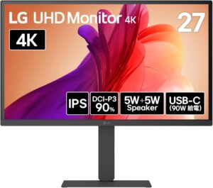 LG 27U730A-B 特徴と良い点や人によっては気になる点について！