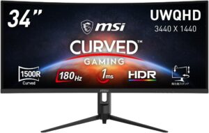 MSI MAG 342CQR E2 特徴と良い点や人によっては気になる点について！