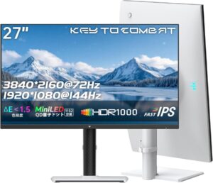 KTC M27U6 特徴と良い点や人によっては気になる点について！