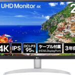 LG 27UP600K-W 特徴と良い点や人によっては気になる点について！