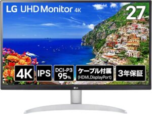 LG 27UP600K-W 特徴と良い点や人によっては気になる点について！